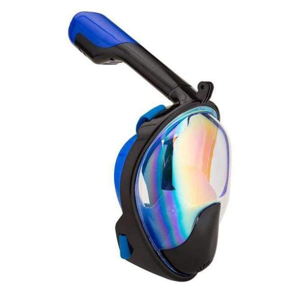Planet Gates blue 1 / S/M Mask Scuba Mask Underwater Anti Fog Full Face Snorkeling Mask Women Men Swimming Snorkel Diving Equipment