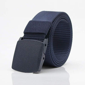 Fashion Belt Canvas Casual Wild Woven Belt Canvas Belt Men And Women Belt Youth Without Metal Automatic Buckle Student