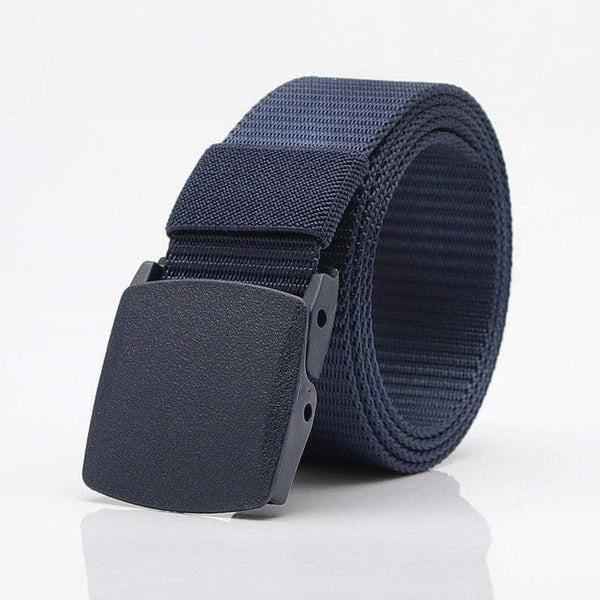Fashion Belt Canvas Casual Wild Woven Belt Canvas Belt Men And Women Belt Youth Without Metal Automatic Buckle Student