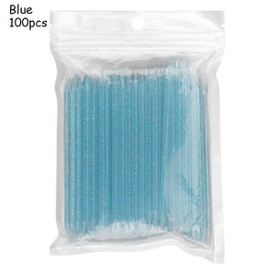 Planet Gates Blue 100Pcs 25/50/100Pcs Reusable Crystal Stick Double End Nail Art Cuticle Pusher Cuticle Remover Tool Pedicure Care Nails Manicures Tools