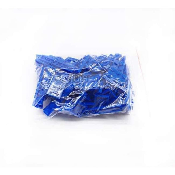 Planet Gates Blue 100pcs/lot Construction Building Blocks Set Children Birkcs Parts Mix 8 Size DIY Model Building Figure Eduational Toys For Kids