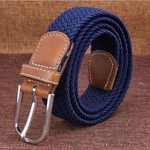 Planet Gates Blue / 105cm 25to32Incn 2018 off white Waist Belt Canvas Stretch Braided Elastic Stretch Woven Leather Belt Hot Metal Stretch Belt For Men and woman B15