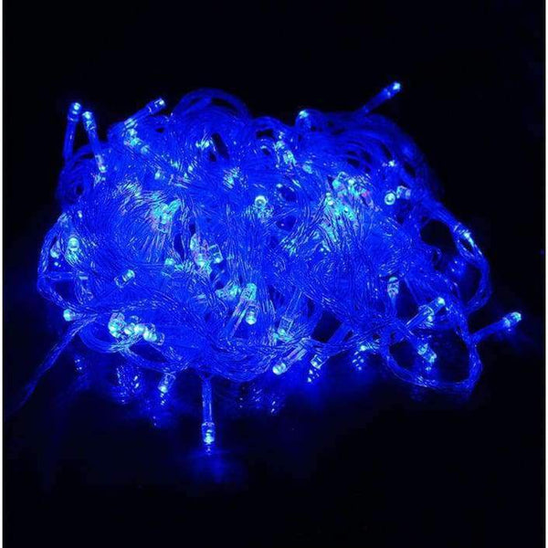 Planet Gates blue / 10m 100led Waterproof Outdoor Home 10M 20M 30M 50M 100M LED Fairy String Lights Christmas Party Wedding Holiday Decoration Garland light