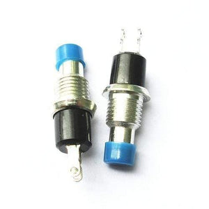 Planet Gates Blue 10pcs 7mm Momentary Push Button Switch Reset Micro Switch Normally Open PBS-110