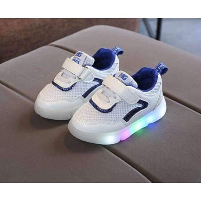 Planet Gates Red / 11 Footwear breathable baby first walkers cute LED patch baby boys girls shoes high quality infant tennis Lovely girls boys shoes