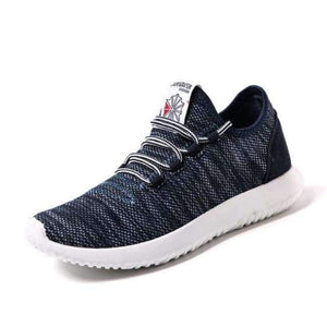 Planet Gates blue / 11 Men Mesh breathable Shoes 2018 Fashion Men Vulcanized Shoes Lace-up Casual Shoes Men Sneakers