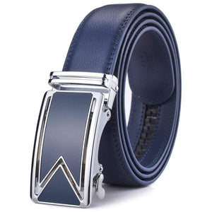 Men Belt  Cowhide Genuine Leather Belts For Men Luxury Automatic Buckle Belts Brown Black Cinturones Hombre B55