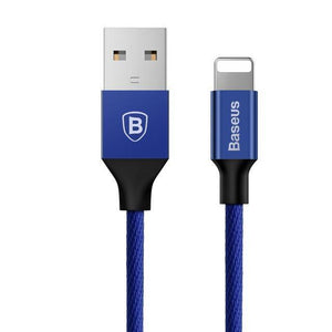 Planet Gates Blue / 120cm Baseus USB Cable For iPhone X 8 7 Plus Fast Charging Cable Mobile Phone USB Data Cable For iPhone 5 6 6s  iPad USB Charger Cable