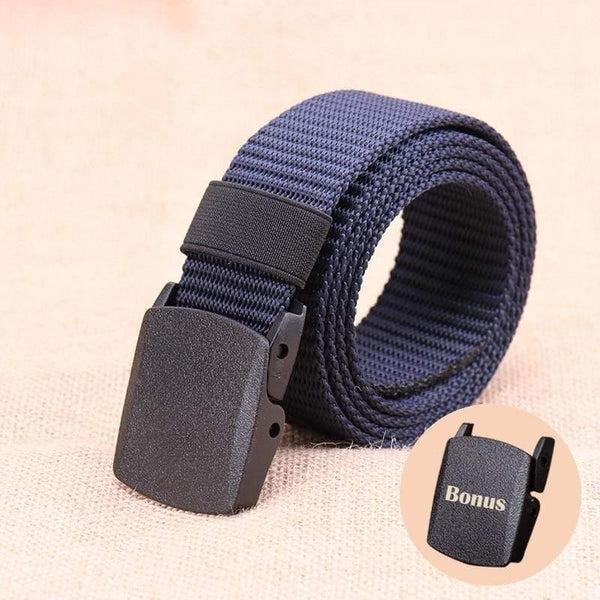 Tactical Belt Men Nylon Army Belts Adjustable Outdoor Travel Waist Belt Army Plastic Buckle Belt For Trousers 120cm 130cm