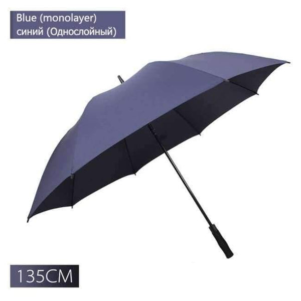 Planet Gates blue-135CM 130cm large umbrella male golf rain umbrella windproof double-layer auto-open long handle umbrella female male