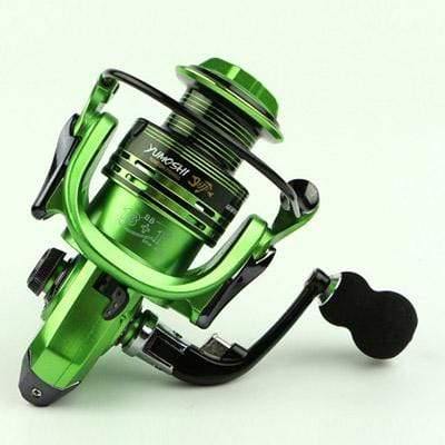 Planet Gates Gold / 14 / 1000 Series All-metal arm 13+1BB spinning fishing reel EVA Handle fishing reels 3 colors 1000-7000 series Gapless metal head spinning wheel
