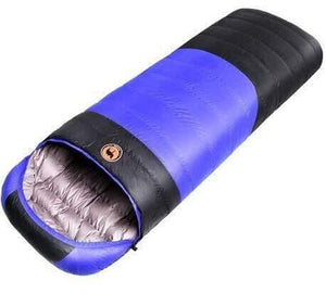 Planet Gates blue 1500g Ultralight goose down envelope sleeping bag sofa inflate bag hiking camping Hiking Camping Equipment