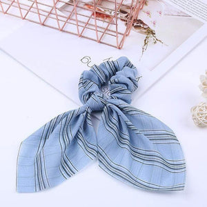 Chiffon Ribbons Hairband Elastic Hair Rope Hair Tie Floral Scrunchie Women Ponytail Holder Rubber Headbands Accessories