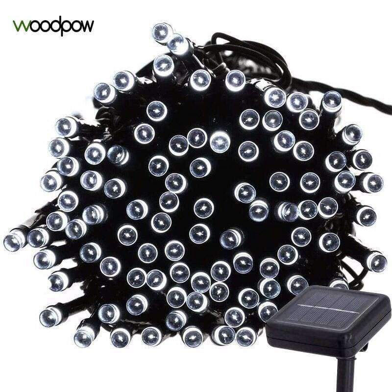 Planet Gates Blue / 17M 100LED Woodpow F5 100-200LED Solar String Lights Christmas Tree Fairy Lamp Xmas Holiday Waterproof Garden Courtyard Decoration Lights