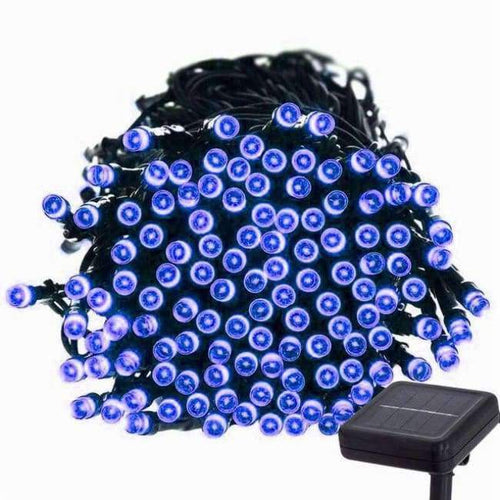 Planet Gates Blue / 17M 100LED Woodpow F5 100-200LED Solar String Lights Christmas Tree Fairy Lamp Xmas Holiday Waterproof Garden Courtyard Decoration Lights