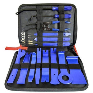 Planet Gates Blue 19pcs/set Auto Car Radio Panel Door Clip Panel Trim Dash Audio Removal Installer Pry Kit Repair Tool Car-Styling