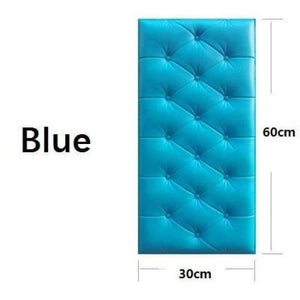 Planet Gates Blue / 1PCS 3D Faux Leather PE Foam Waterproof Self Adhesive Wallpaper For Living Room Bedroom Kids Room Nursery Home Decor 3D Wall Paper