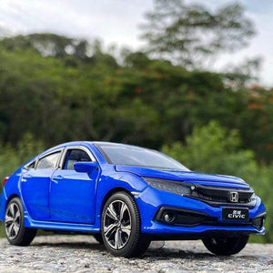 Planet Gates Blue 2 1:32 HONDA CIVIC TYPE R Alloy Sports Car Model Diecasts & Toy Vehicles Metal Car Model Sound Light Collection Childrens Toy Gift