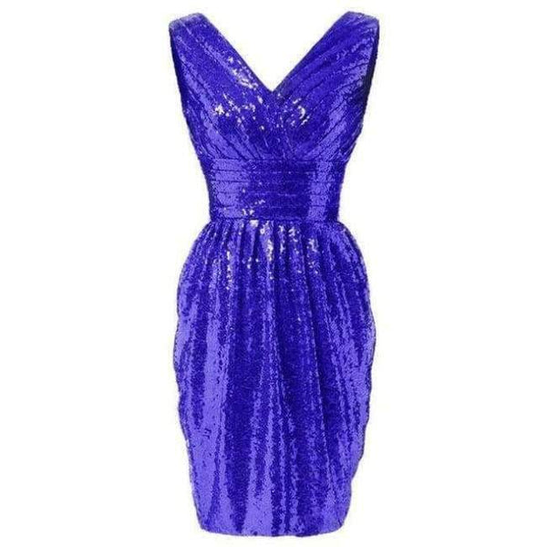Planet Gates blue / 2 Cocktail Dresses V Neck Sexy Formal Evening Gown Mermaid Party Cocktail Dress 2018