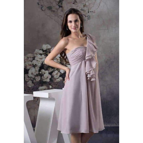 Planet Gates Blue / 2 Demoiselle D'honneur Chiffon Short Sleeveless Bridesmaid Dresses 2018 Illusion Style Wedding Party Dresses Elegant