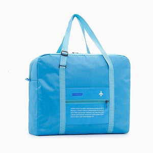 Planet Gates blue 2 Fashion Women Travel Bags Unisex Luggage Bags Nylon Folding Large Capacity Luggage Travel Bags Portable Men Handbag wholesa