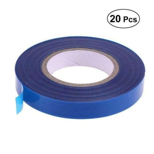 Planet Gates Blue 20 Roll/Pack Stretch Adjustable Tie Tapes for Gardens Planting Gardening Supplies