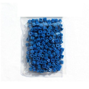 Planet Gates Blue 200pcs Mini Building Blocks DIY Brick 1x1Dots 200PCS 25Colors Educational Games Toys for Children Compatible with brands blocks