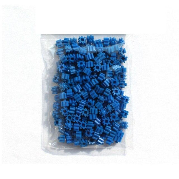 Planet Gates Blue 200pcs Mini Building Blocks DIY Brick 1x1Dots 200PCS 25Colors Educational Games Toys for Children Compatible with brands blocks
