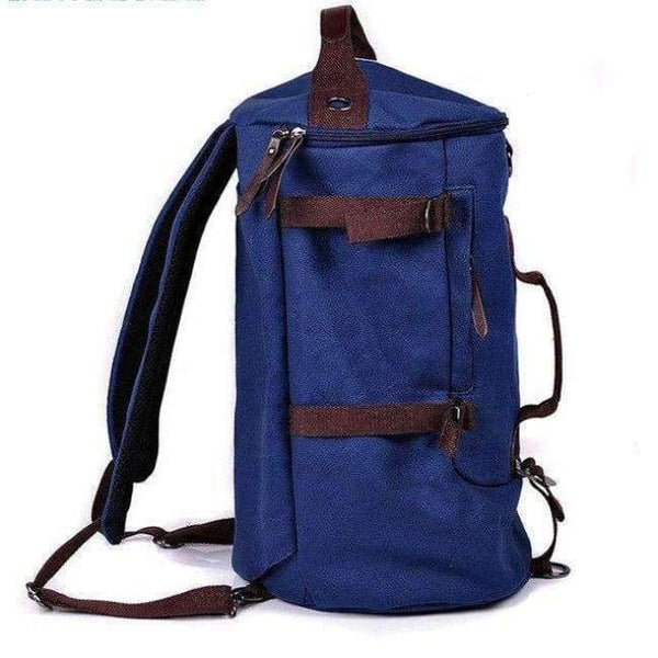 Planet Gates blue 2018 Hot Large capacity man travel bag luggage backpack canvas bucket shoulder bag PT708