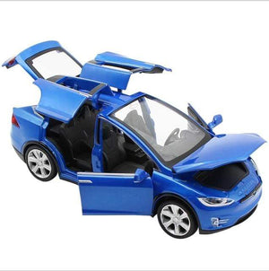 Planet Gates Blue 2020 New 1:32 Tesla MODEL X Alloy Car Model Diecasts & Toy Vehicles Toy Cars  Kid Toys For Children Gifts Boy Toy