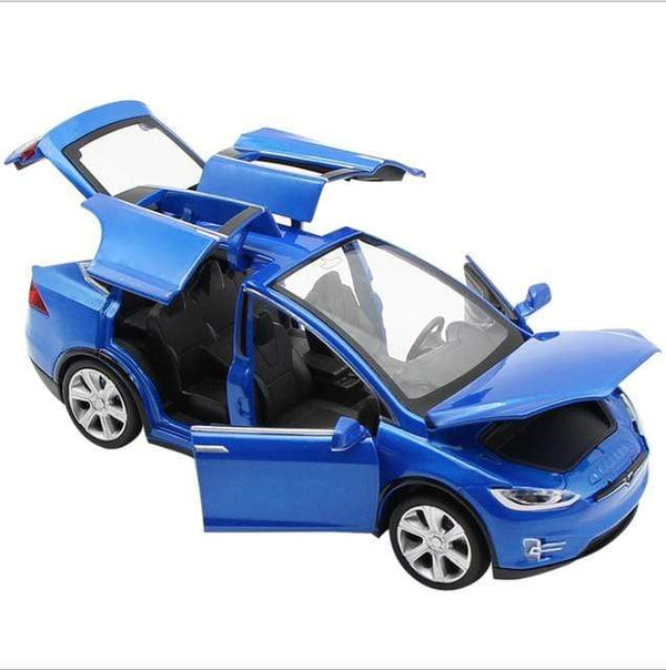 Planet Gates Blue 2020 New 1:32 Tesla MODEL X Alloy Car Model Diecasts & Toy Vehicles Toy Cars  Kid Toys For Children Gifts Boy Toy