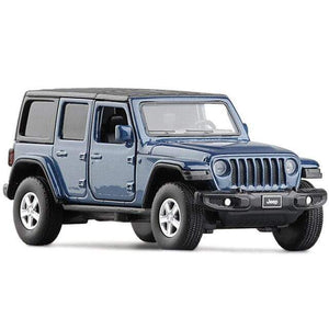 Planet Gates Blue 2021 New 1:36 JEEPS Sahara Wrangler Simulation Toy Vehicles Model Alloy Children Toys Collection Gift Car Kids