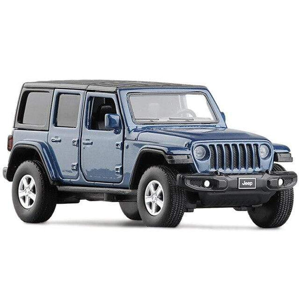 Planet Gates Blue 2021 New 1:36 JEEPS Sahara Wrangler Simulation Toy Vehicles Model Alloy Children Toys Collection Gift Car Kids