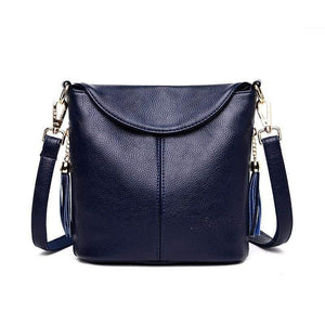 Elegant Female Shoulder Bags Ladies High Quality Leather Crossbody Bag Soft Solid Color