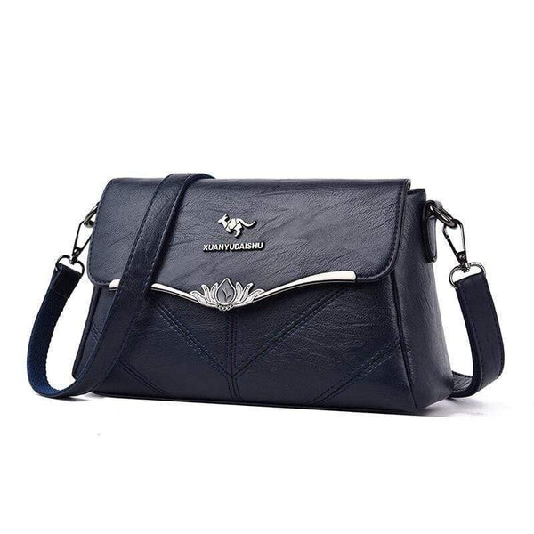 Embroidery Women's Designer Handbags High Quality Leather Women Totes Ladies Plaid Shoulder