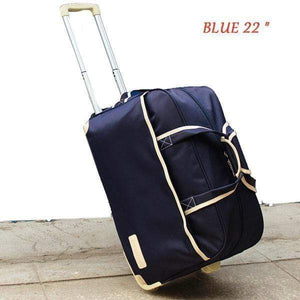 Planet Gates Blue 22 Trolley Luggage Rolling Suitcase Brand Casual Thickening Rolling Case Travel Bag on Wheels Luggage Suitcase