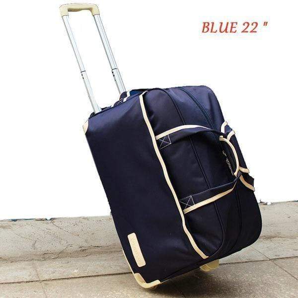 Planet Gates Blue 22 Trolley Luggage Rolling Suitcase Brand Casual Thickening Rolling Case Travel Bag on Wheels Luggage Suitcase