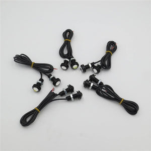 Planet Gates Blue / 23MM / 12V 10pcs 9W 12V 24V 18MM 23MM LED Eagle Eye Light Car Fog DRL Daytime Reverse Parking Signal Yellow Amber Blue White Red