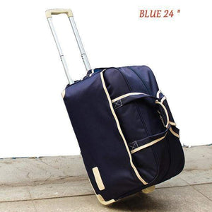 Planet Gates Blue 24 Trolley Luggage Rolling Suitcase Brand Casual Thickening Rolling Case Travel Bag on Wheels Luggage Suitcase
