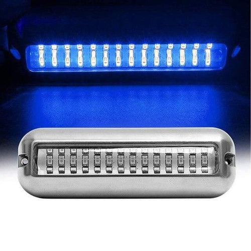 50W Stainless Steel Fishing Boat LED Underwater Pontoon Ocean Ship Beam Yacht Stern Fishing Flood Night Light Pool Accessories