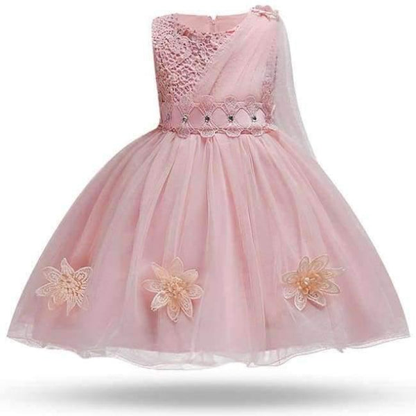 Planet Gates blue / 2T Baby Girl embroidery Silk Princess Dress for Wedding party Kids  Dresses for Toddler Girl Children Fashion Christmas Clothing
