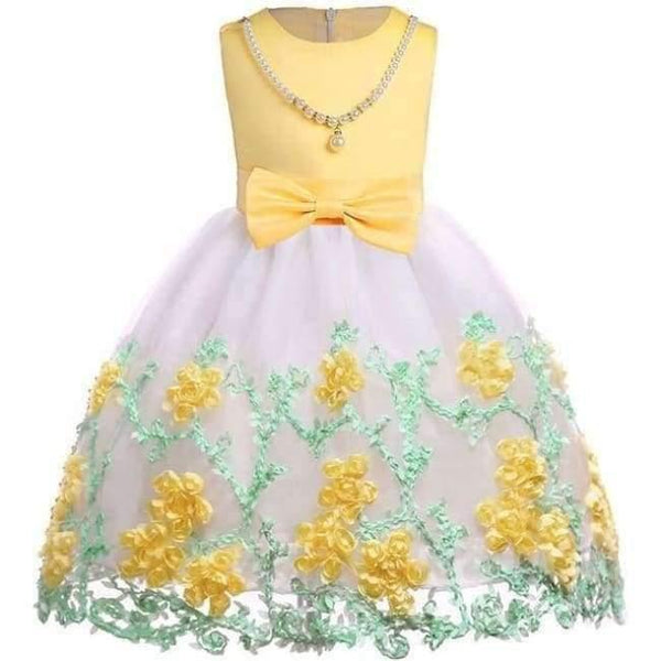 Planet Gates blue / 2T Baby Girl embroidery Silk Princess Dress for Wedding party Kids  Dresses for Toddler Girl Children Fashion Christmas Clothing