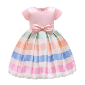 Planet Gates blue / 2T Baby Girl embroidery Silk Princess Dress for Wedding party Kids  Dresses for Toddler Girl Children Fashion Christmas Clothing