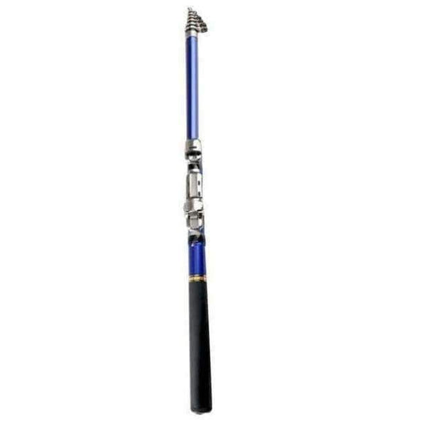 Planet Gates Blue / 3.0 m 1.8-3 m Přenosné mini teleskopické rybářské pruty Vysokopevnostní karbonové vlákno Rybářský prut pro rybaření na moři, řece, jezeře a lodi
