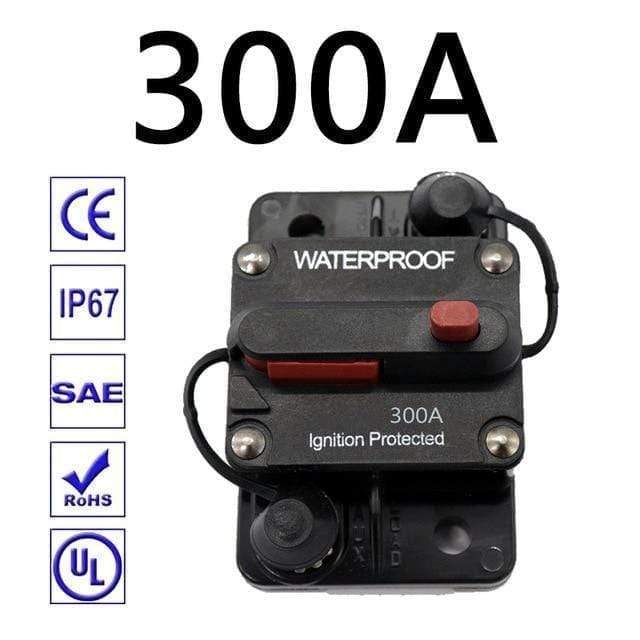 Planet Gates 30A 40A 50A 60A 70A 80A 100A 120A 150A 200A 250A 300A AMP Circuit Breaker Fuse Reset 12-48V DC Car Boat Auto Waterproof