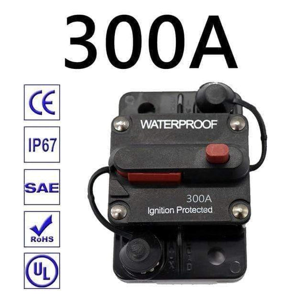 Planet Gates Blue 30A 40A 50A 60A 70A 80A 100A 120A 150A 200A 250A 300A AMP Circuit Breaker Fuse Reset 12-48V DC Car Boat Auto Waterproof