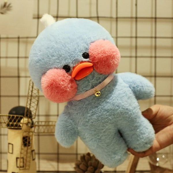 Planet Gates Blue 30cm Lovely LaLafanfan Cafe Duck Plush Cartoon Toys Stuffed Duck Dolls Soft Animal Pillow for Kids Children Girls Birthday Gifts