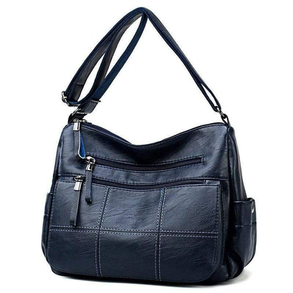 Embroidery Thread Leather Luxury Handbags Women Bags Designer Women Messenger Bags Woman