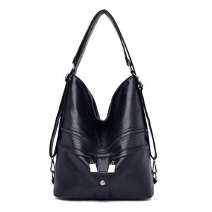 Leather Multifunction Women Bags Fashion Female Large Capacity School Bag Women Shoulder Bags