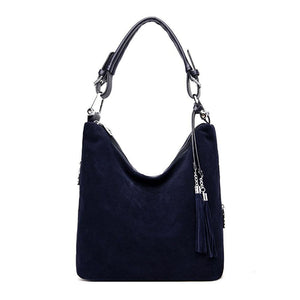 Luxury Handbag Women Bags Designer Crossbody Bags For Women Black Faux Suede Shoulder Bags